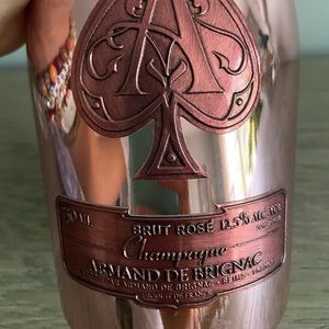 Authentic Ace of Spades Champagne Bottle